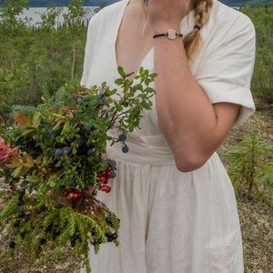 Urban Outfitters Gabrielle Midi Wrap Around Dress